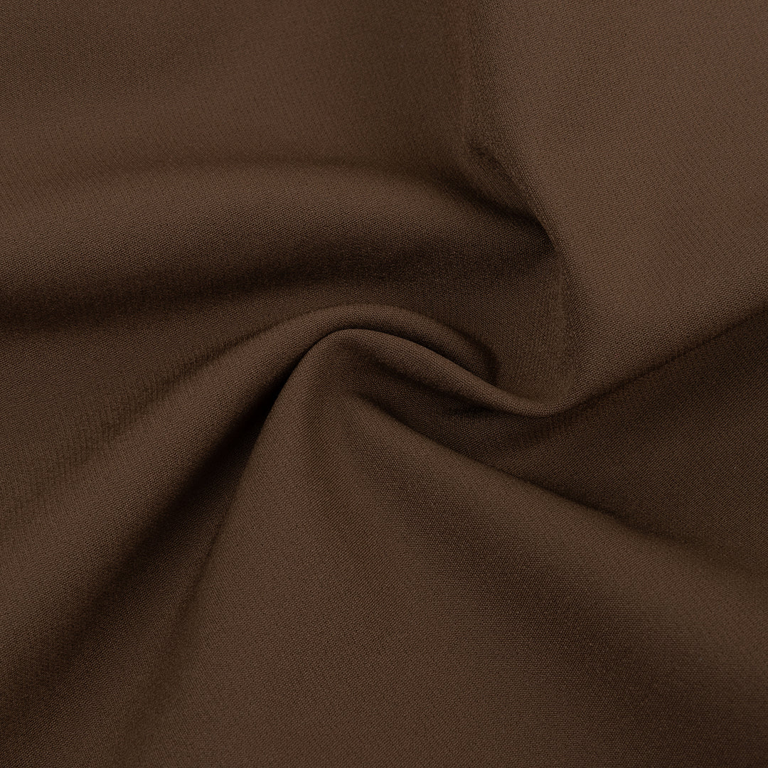 Mocha Brown Hooded Blend Jacket